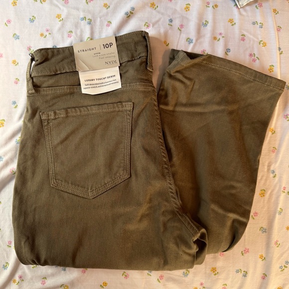 NYDJ Denim - NYDJ Women’s Straight Jeans in Olive